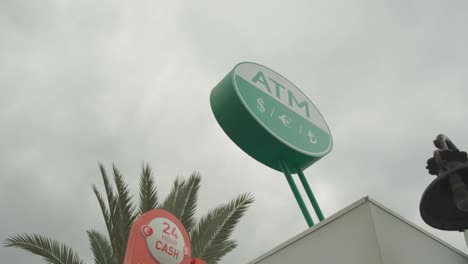 green atm banner