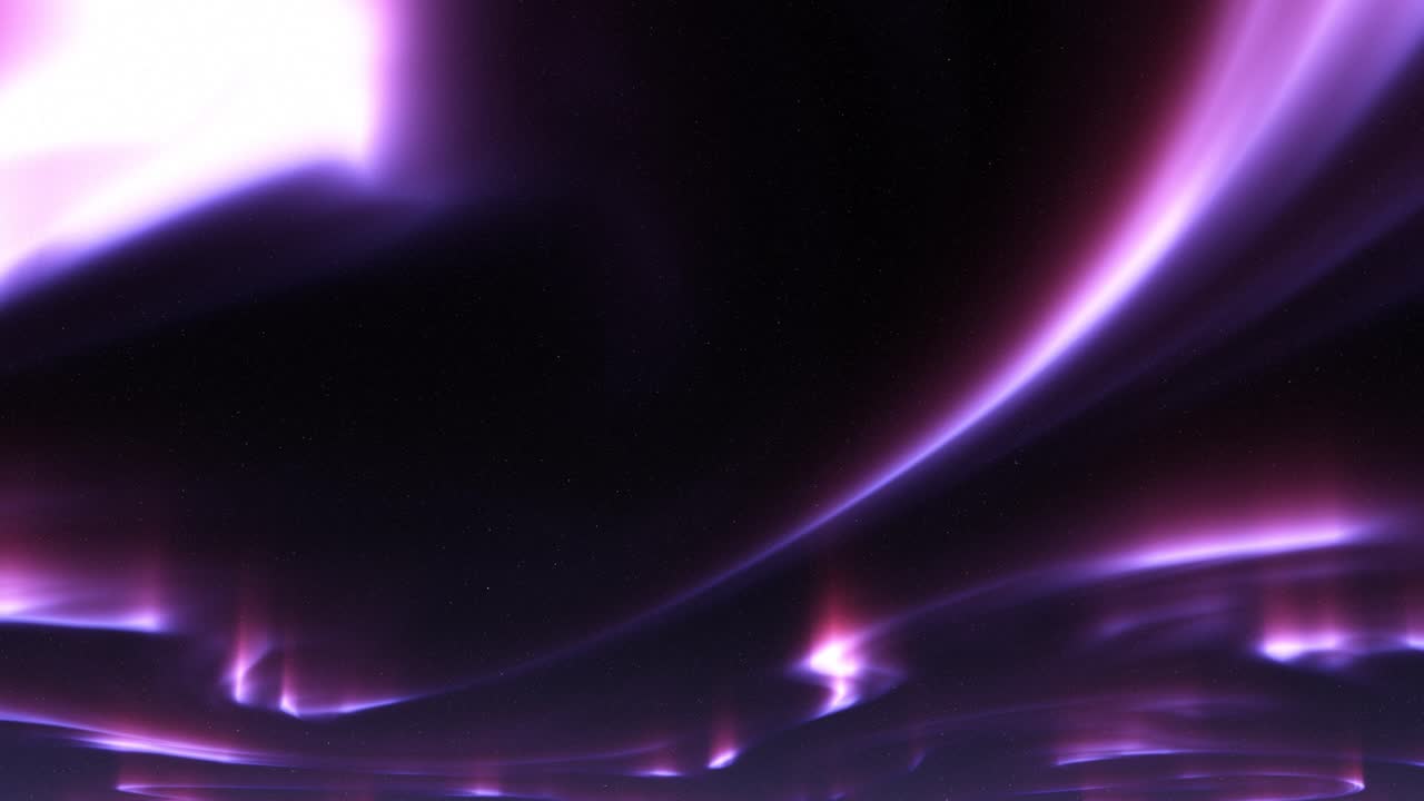 luces del norte púrpuras con estrellas en el cielo nocturno