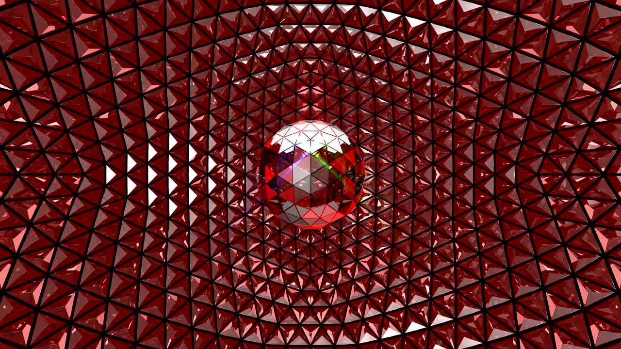 4k uhd 다채로운 반이는 디스코 공 비디오