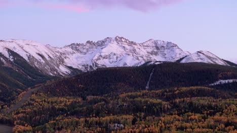 beautiful high mountain peaks of colorado mountains, telluride