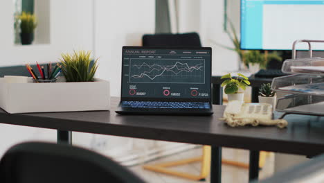 Business-forecasting-graphs-on-laptop-sitting-on-workspace-desk