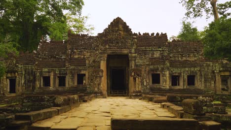 preah khan temple entrance, angkor, cambodia