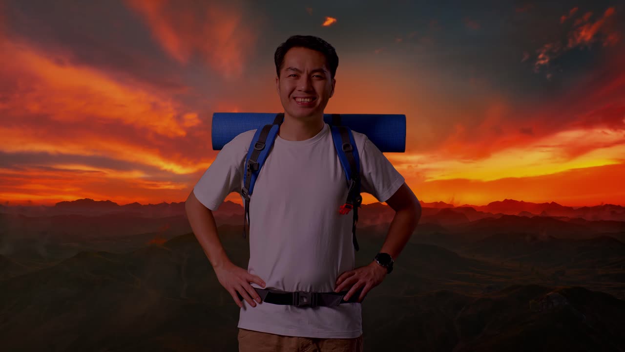 해가 지면 행복한 산책자