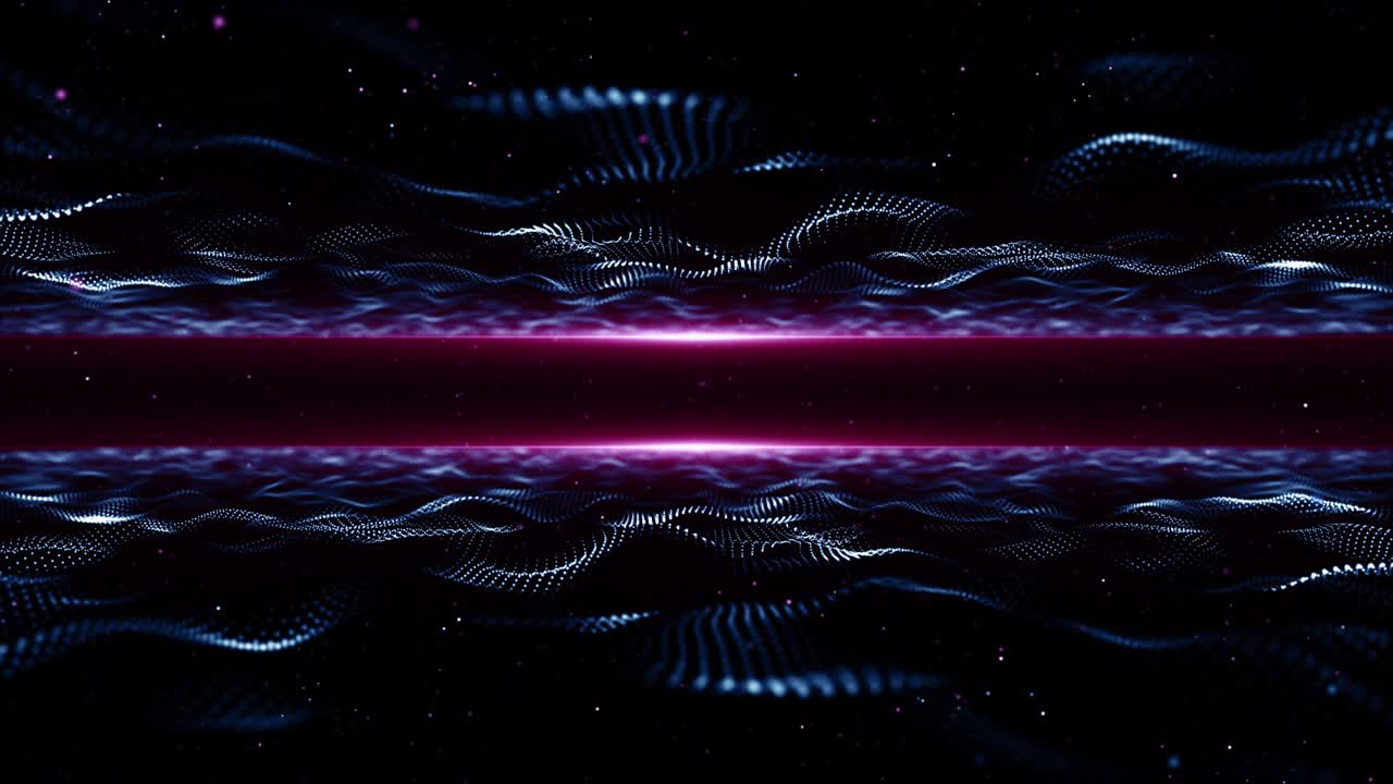 Particles dust abstract light bokeh motion titles cinematic background loop