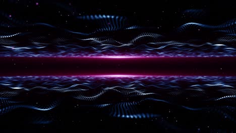 Particles dust abstract light bokeh motion titles cinematic background loop