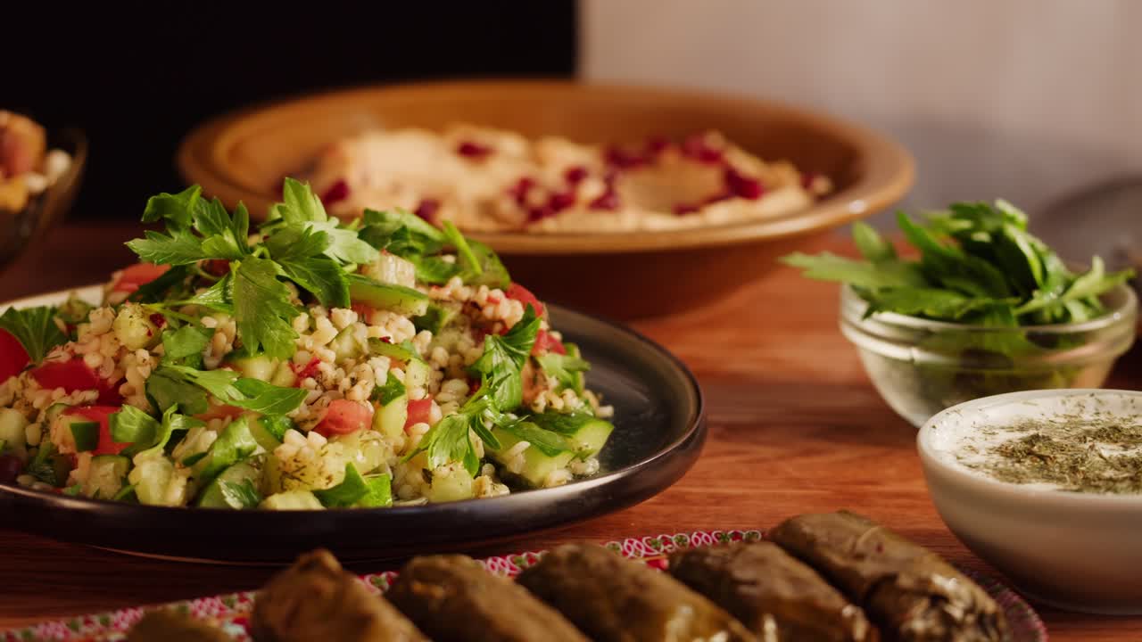 Delicious Tabbouleh Salad Preparation