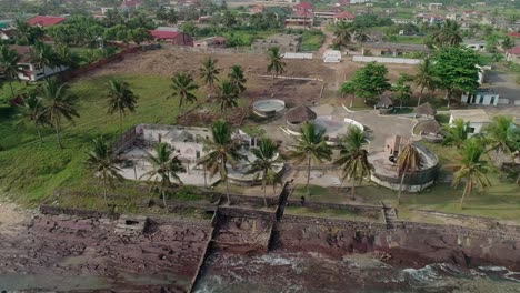 Located-in-the-historical-town-of-Elmina,-Ghana-West-Africa-is-Oyster-Bay-Hotel