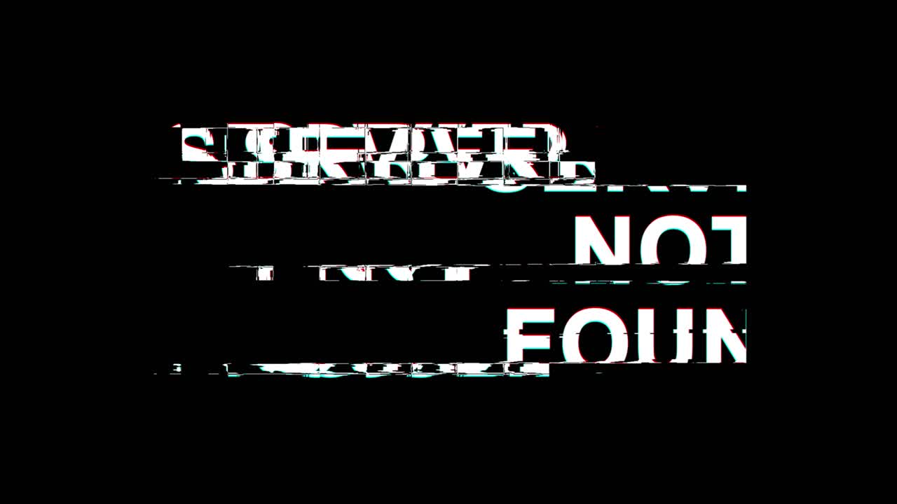 el servidor no se encontró error