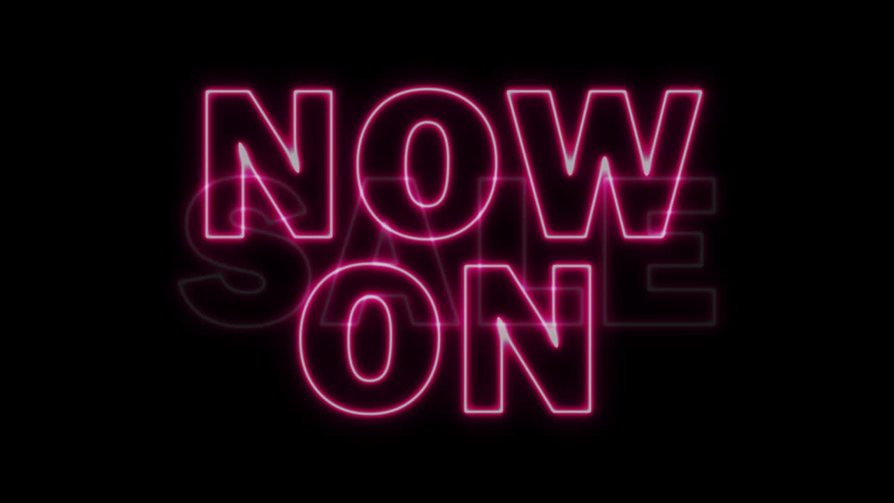 in vendita ora sul cartello al neon