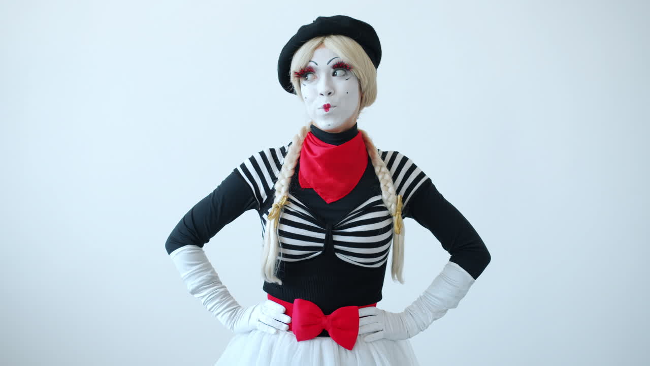 Mime Artist Portrait