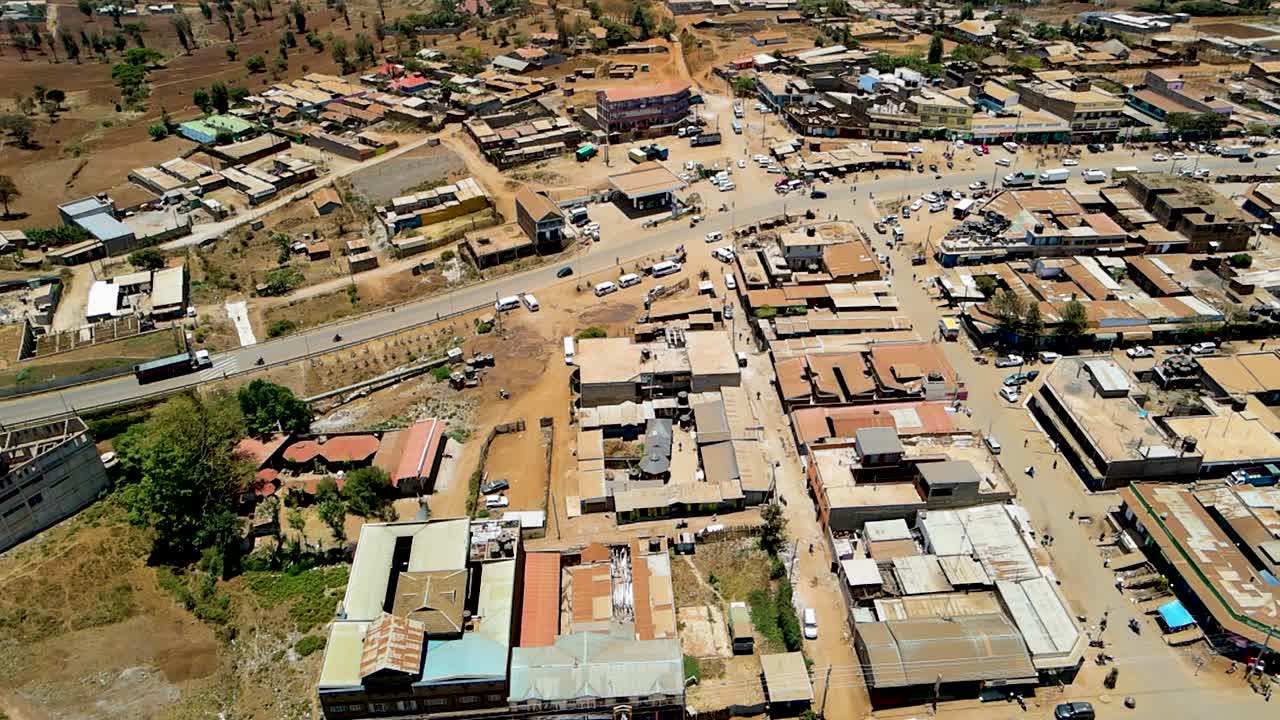 케냐의 시골 지역 - 케냐의 나이로비의 로이토코크 교외 지역