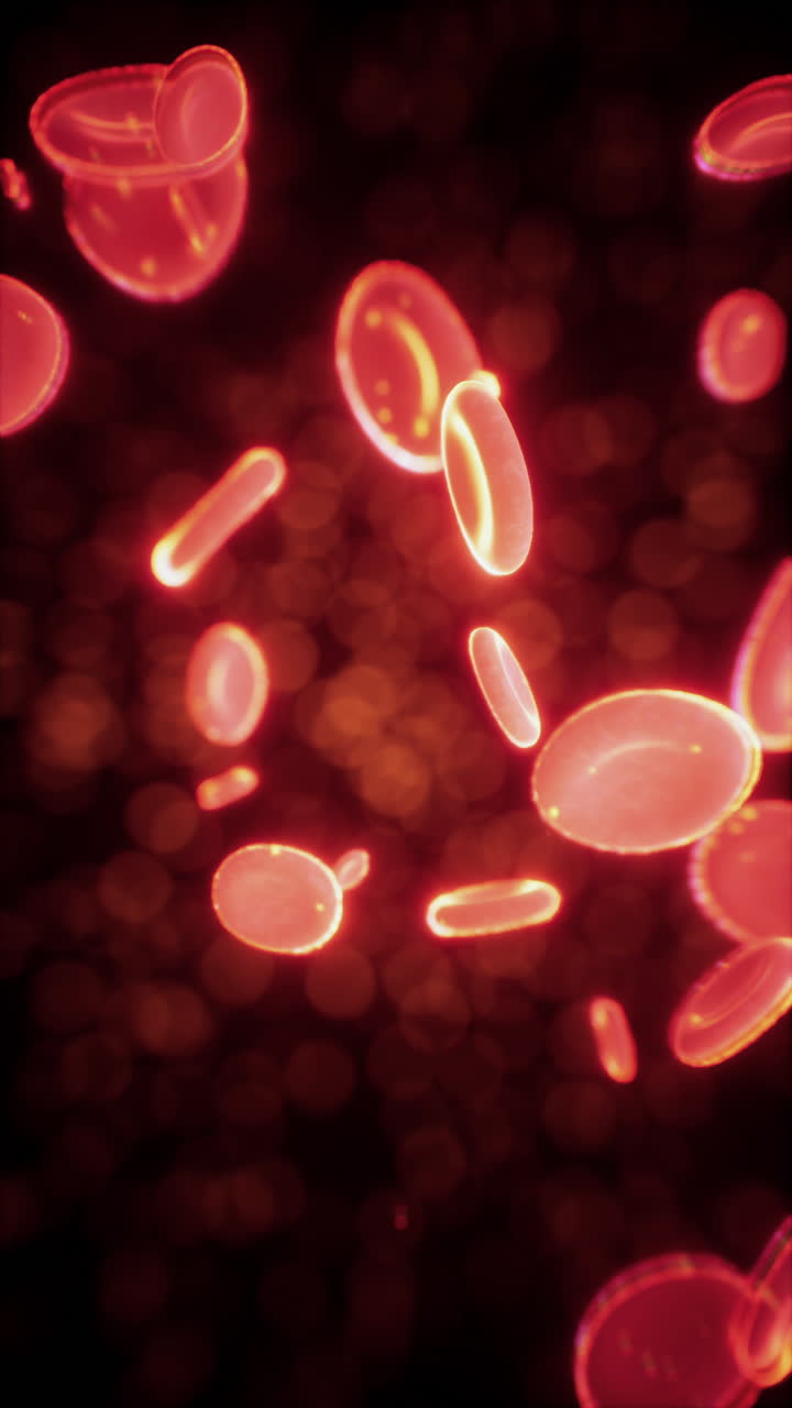 glóbulos rojos humanos sanos concepto abstracto