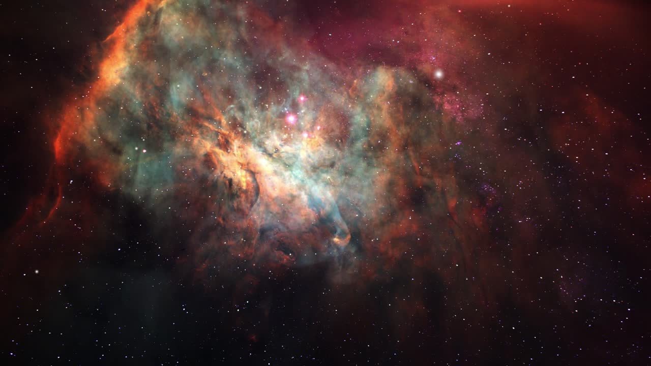 nebulosas en forma de nube en el universo infinito