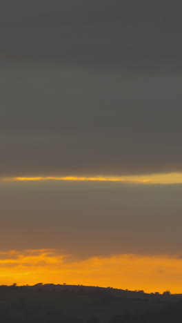 orange sky in the morning