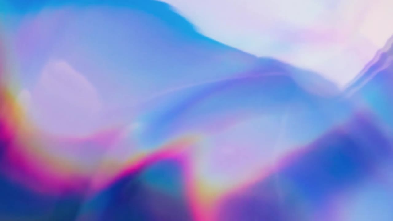 animación de vibrantes formas abstractas púrpuras, azules y blancas en movimiento