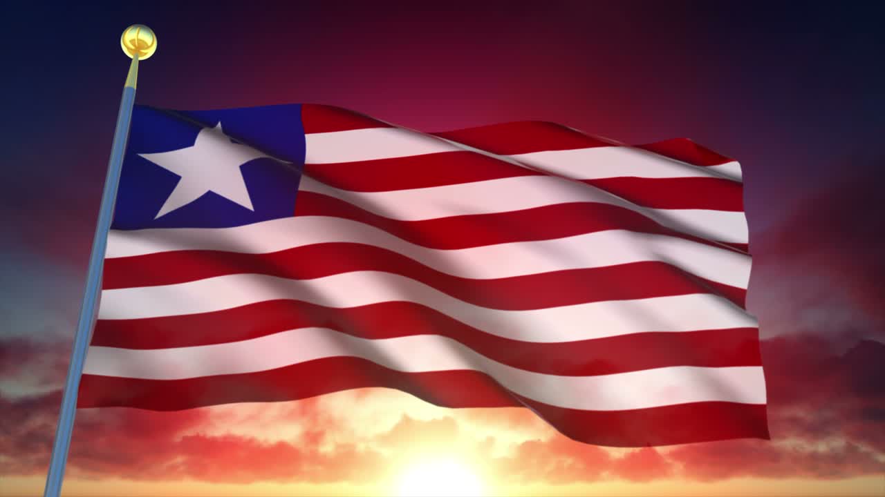 4k 매우 상세한 라이베리아의 발 loopable