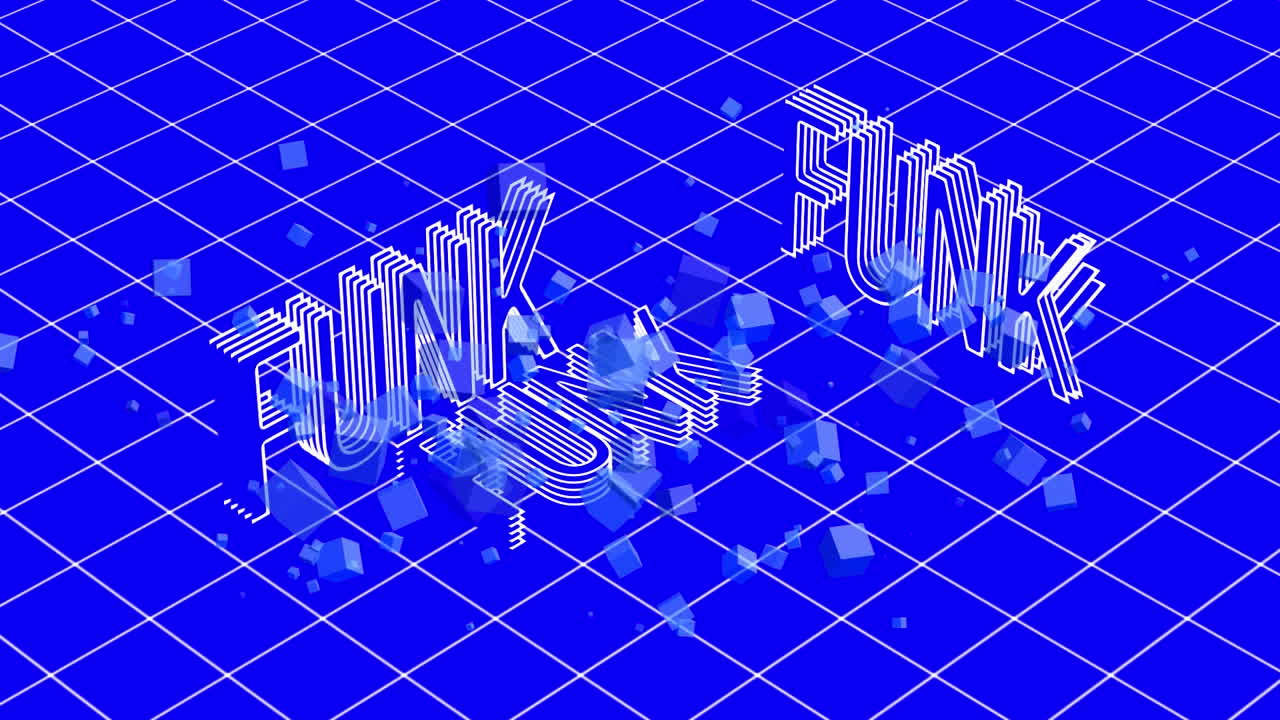 파란색 체크 된 배경 위에  ⁇ 크의 애니메이션