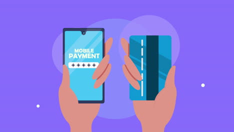 mobile payment with smartphone and credit card