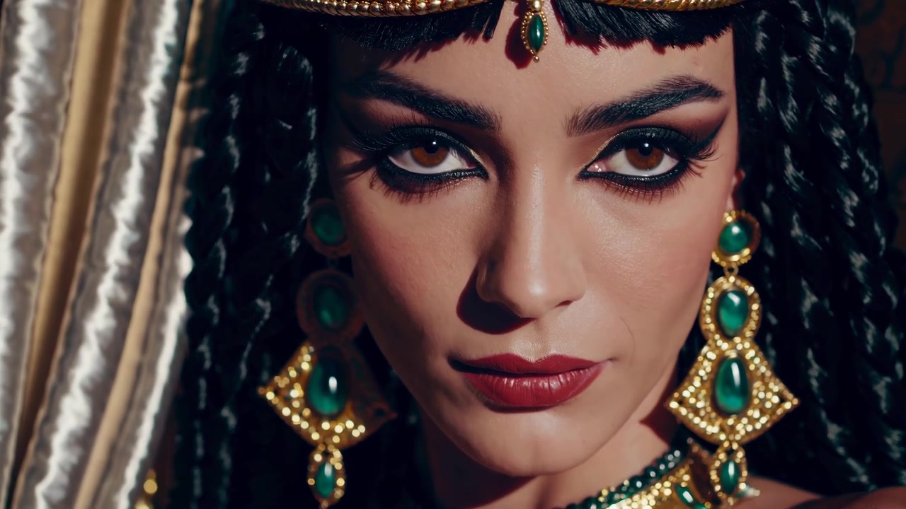 Người phụ nữ tuyệt đẹp hóa thân thành Nữ hoàng Cleopatra của Ai Cập cổ đại