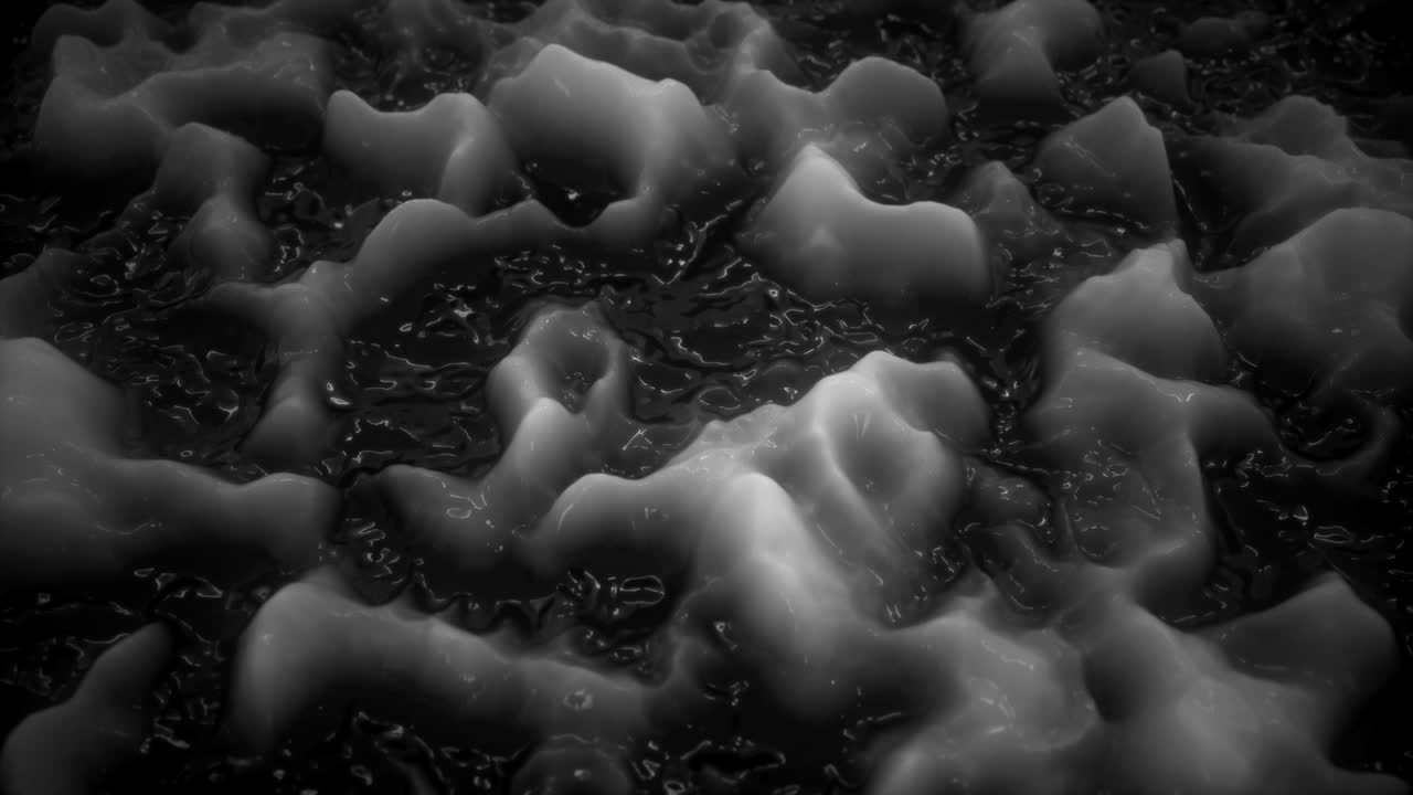 4K Abstract Ferrofluid.