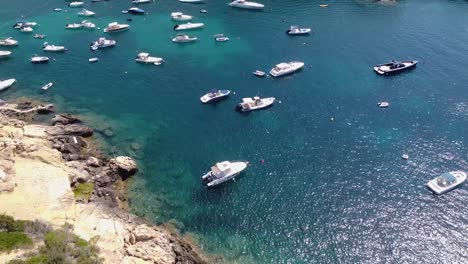 overview of vedella ibiza spain