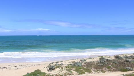 guilderton beach and moore river panoramic shot, western australia