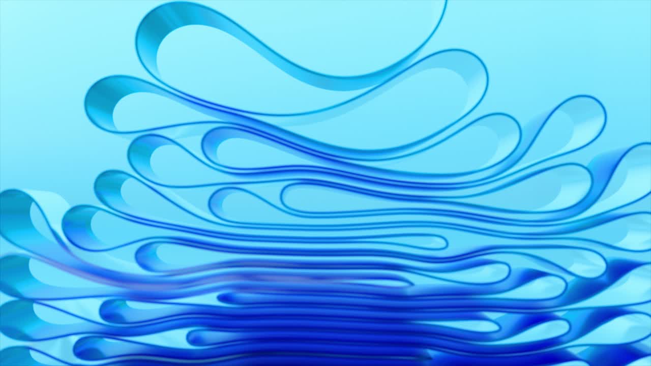 추상적인 파란색 기하학적 모양