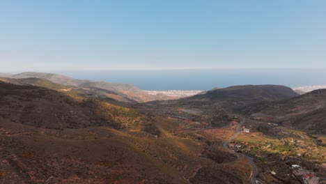 Die-Berge-Bei-Almeria-Im-Süden-Spaniens,-Luftaufnahme