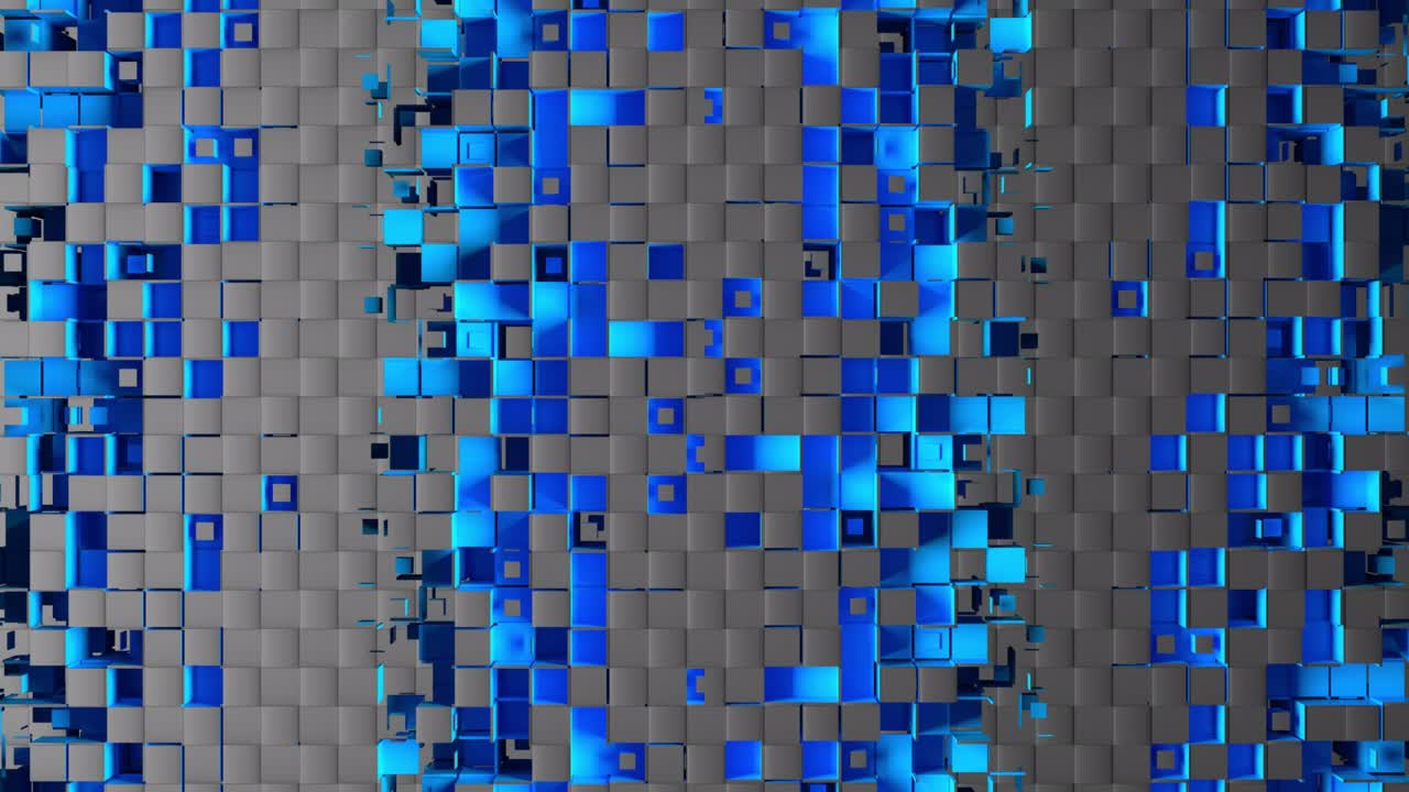 tiras abstractas de celdas de mosaico cuadradas en fondo de carbono