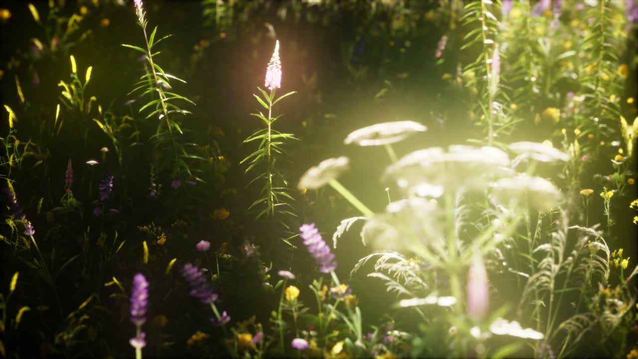 flores silvestres en el campo