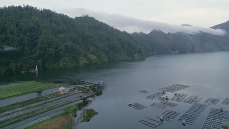 lago batur volcán activo monte bali indonesia