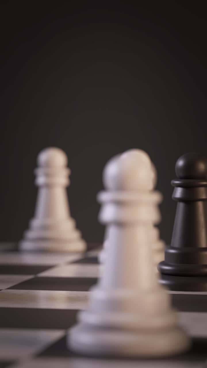 Chess Pieces on a Board