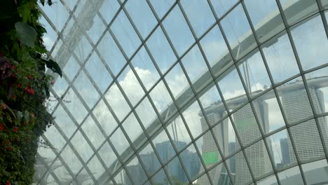 Inside-view-of-Cloud-forest-Gardens-by-the-Bay-Singapore-waterfall-boat-hotel