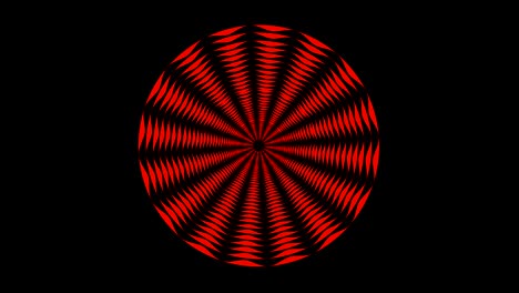 modelo de video 4k con efecto estroboscópico e hipnótico, en formato de video 16: 9.