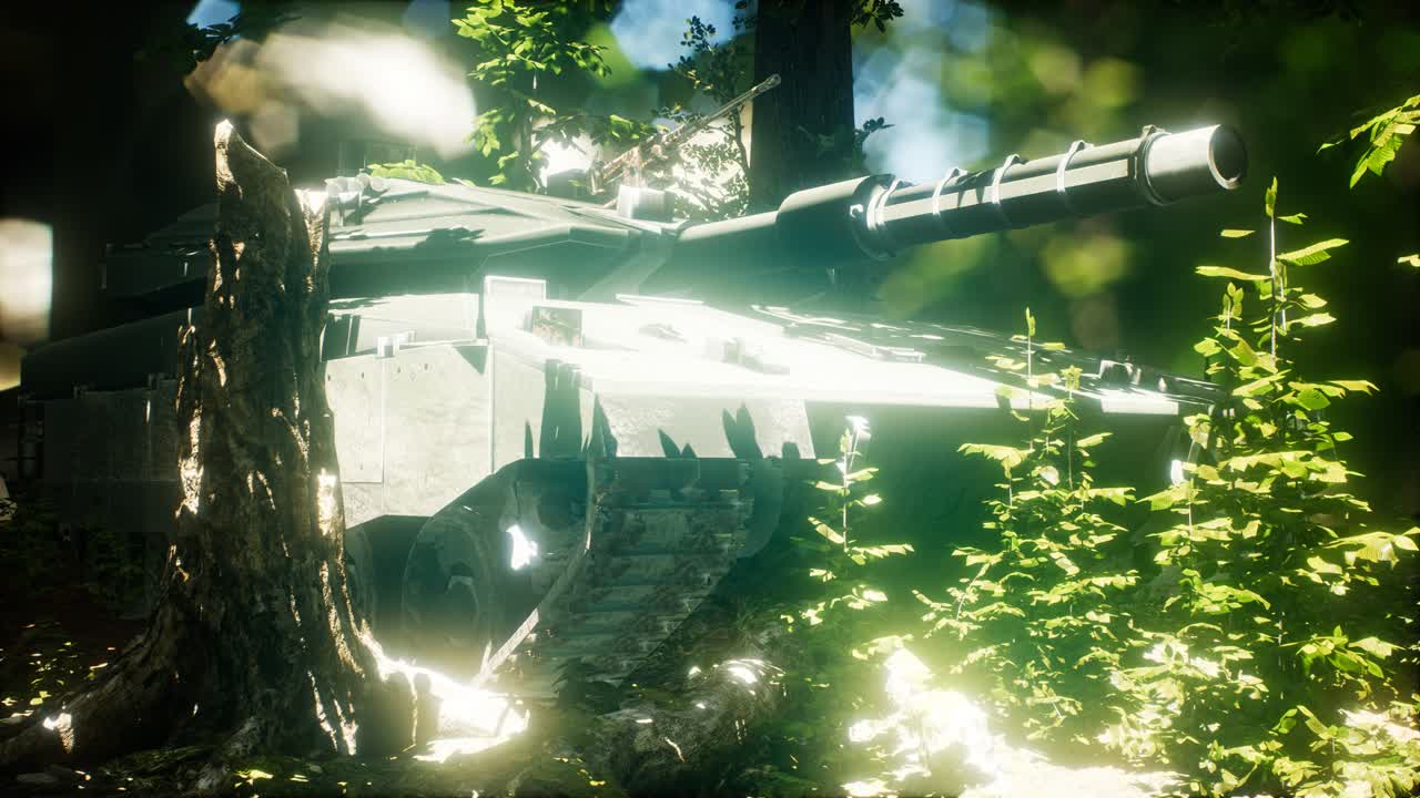 숲 속 의  ⁇ 은 녹색  ⁇ 크