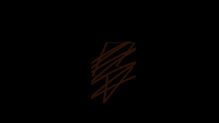 Brown Lightning Sketch