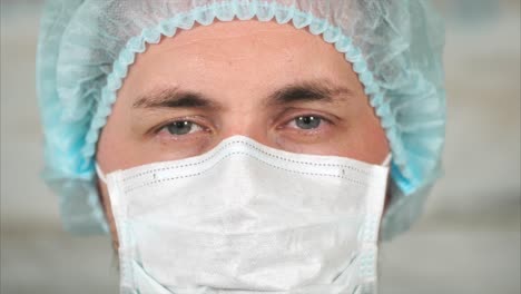 doctor wearing protective gear