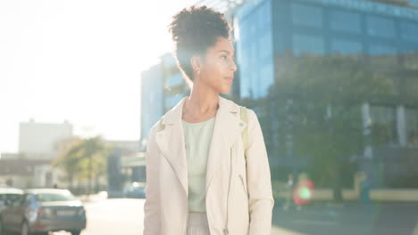 woman checking smartwatch outdoors
