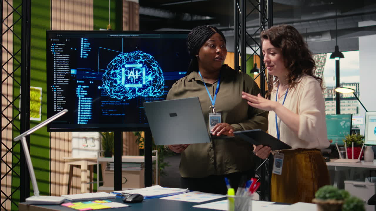 Vertical Video Diverse manager and assistant uses robotics and neural networks visualization