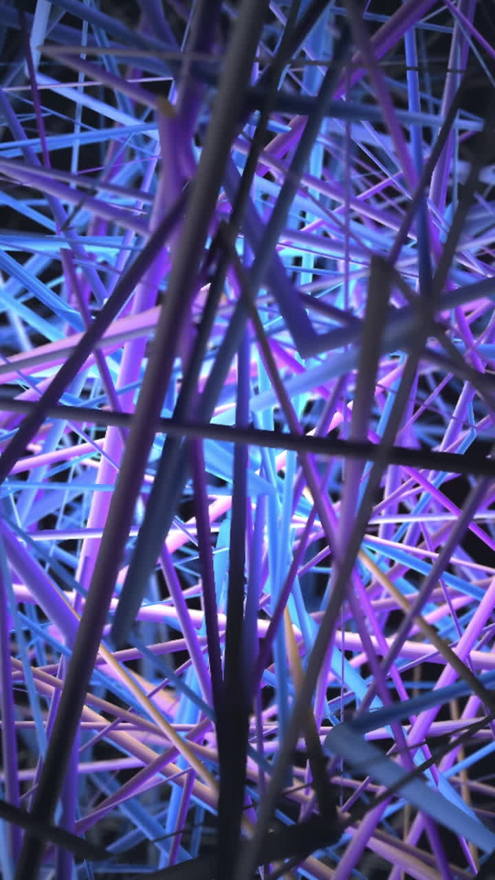 líneas de neón abstractas