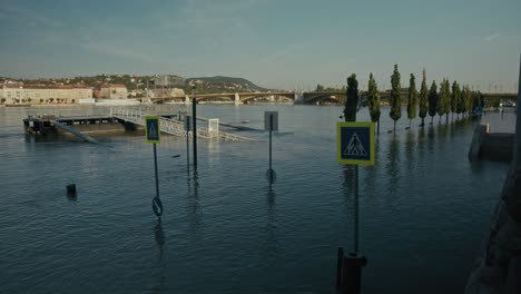 Severe Flooding Submerges Streets and Landmarks in Budapest