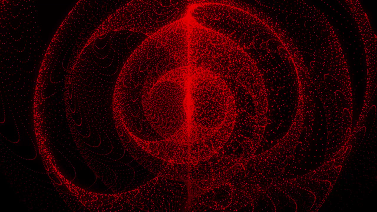 빨간 점 모양 패턴 애니메이션 모션 그래픽