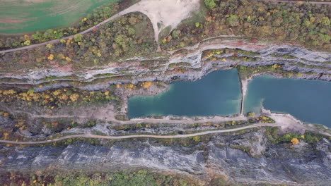 high angle aerial view, velka amerika czech republic