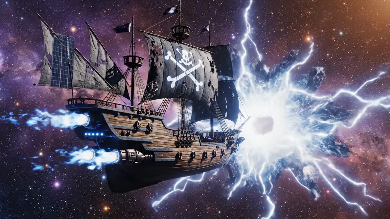Pirate Ship in Space