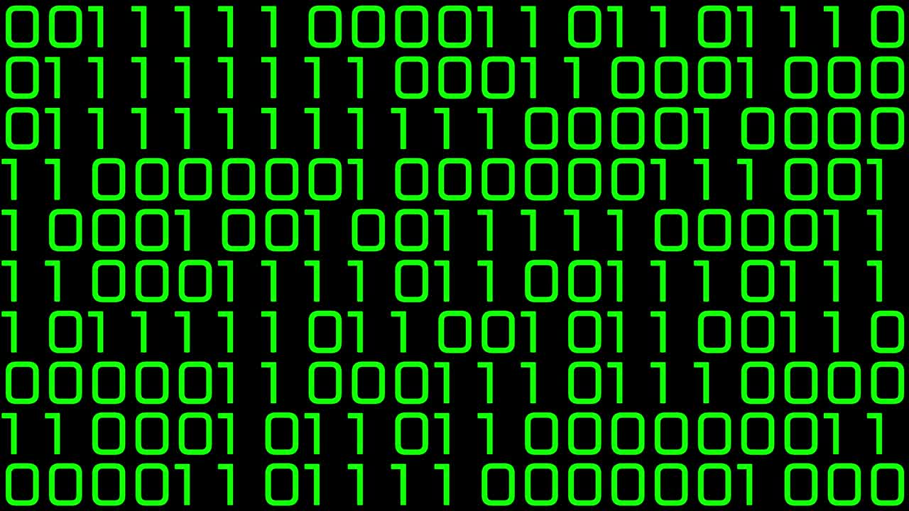Binary numbers backdrop