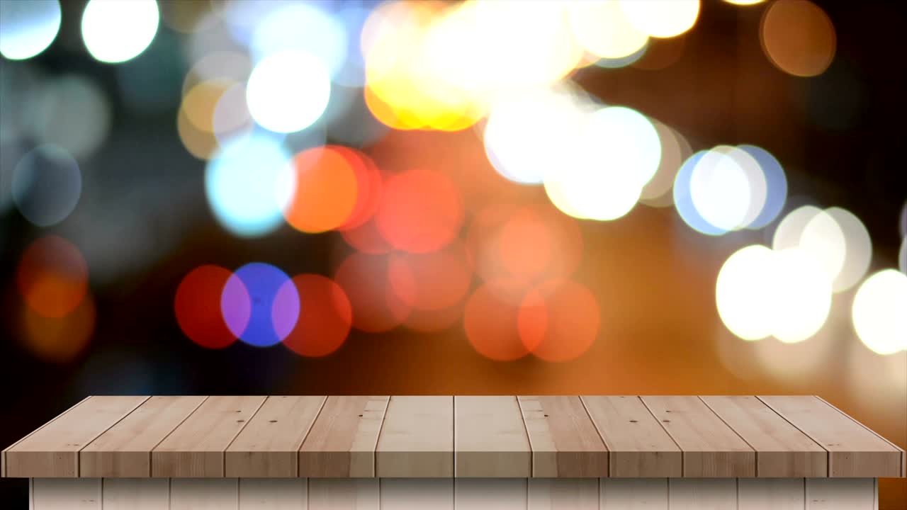 fondo de iluminación de tráfico de bokeh