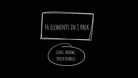 video editing with arrows and text overlay