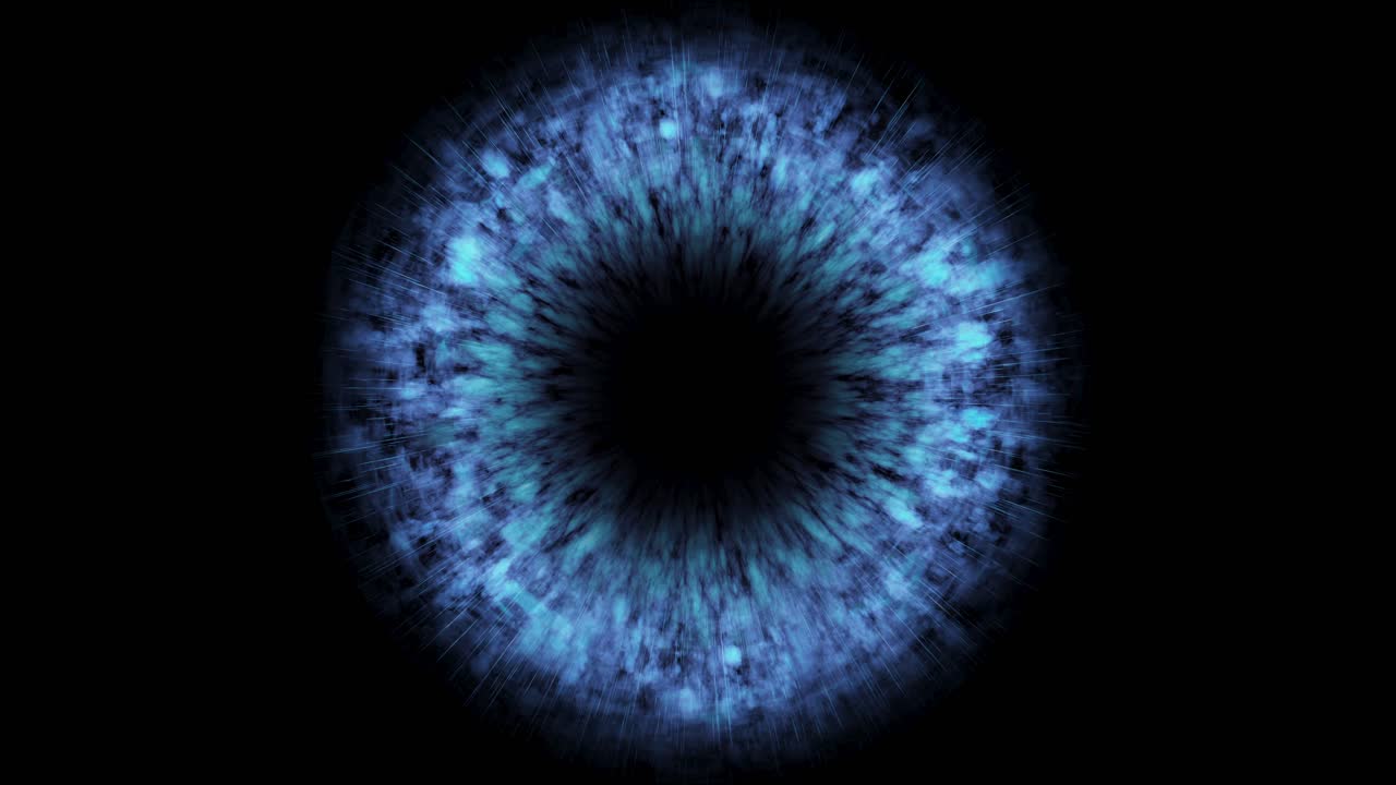 Abstract Blue Eye or Portal