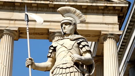 statue of an ancient greek warrior
