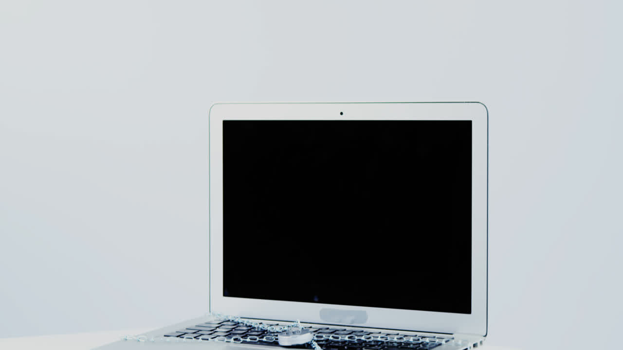 노트북의 클로즈업